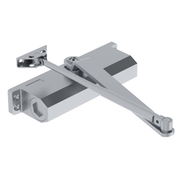 Hager Manual, Hydraulic, Hager Door Coordinators and Closers, Surface Door Closer, Heavy Duty Aluminum 5400-MLT ALM - main